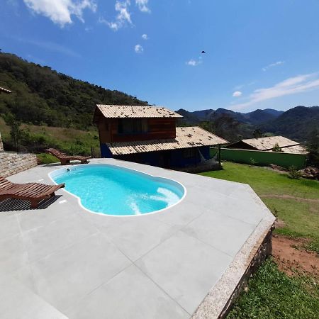 Vila Chale Com Agua De Nascente E Com Vista Panoramica Lumiar Exteriér fotografie
