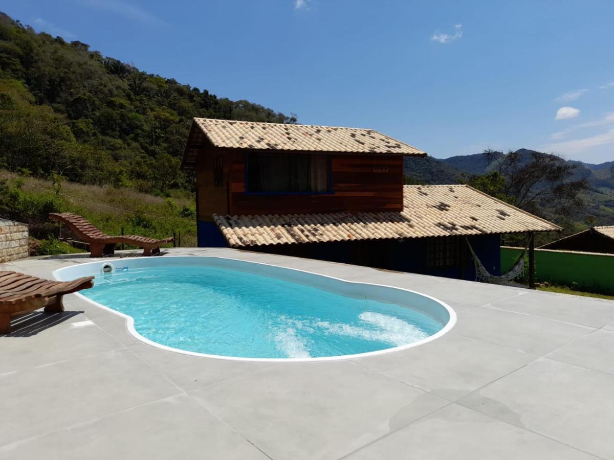 Vila Chale Com Agua De Nascente E Com Vista Panoramica Lumiar Exteriér fotografie